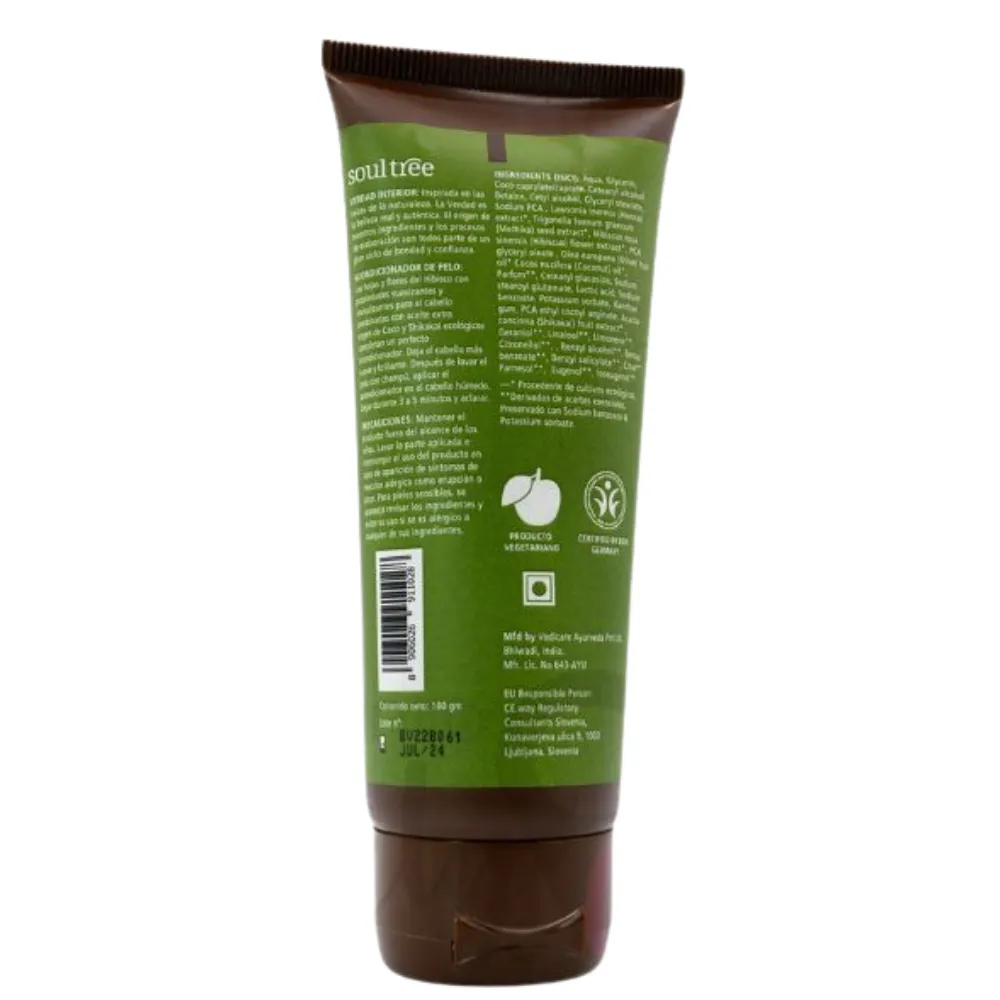 Soultree Acondicionador con Hibisco, Henna y Shikakai 100g — frontal